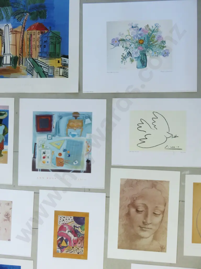 Mixed lot of smaller art prints Image 1++