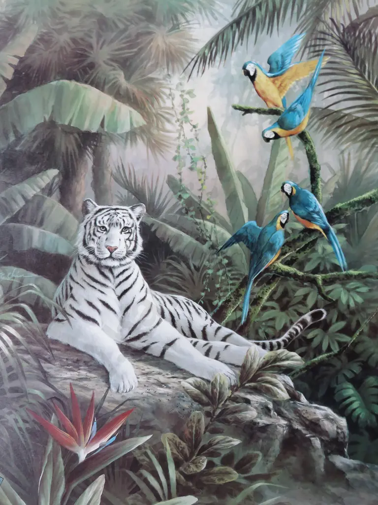 Collection of art prints including tigers Image 1++
