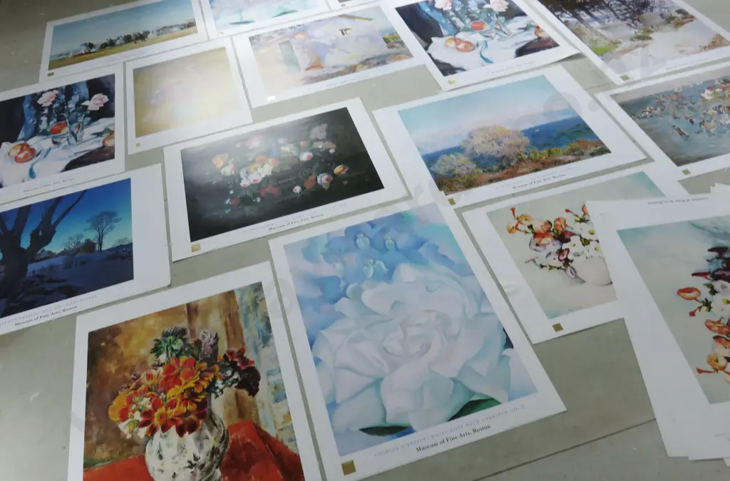 Portfolio of approximately 20 fine art prints Image 1++
