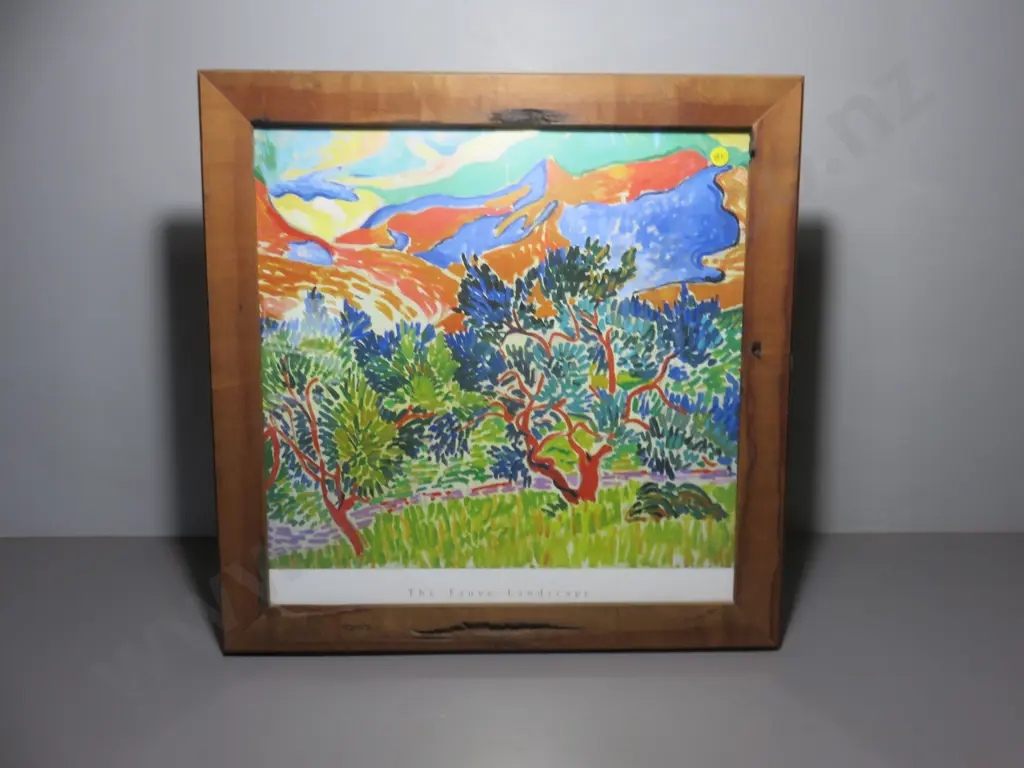 Framed print titled “The Fauve Landscape” Image 1++