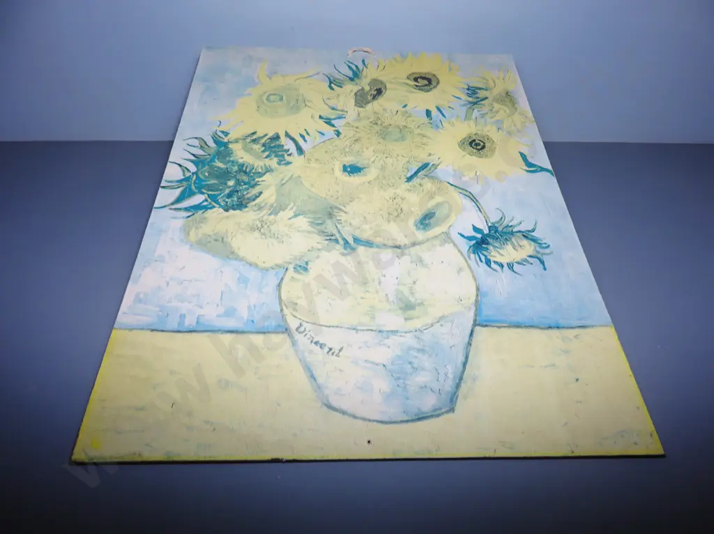 Early Vincent Van Gogh Sunflowers Print on board Image 1++