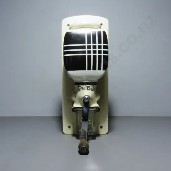 Vintage wall mounted Pe De (Peter Dienes) coffee grinder