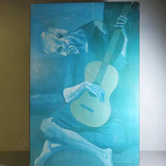 Large Picasso print on board