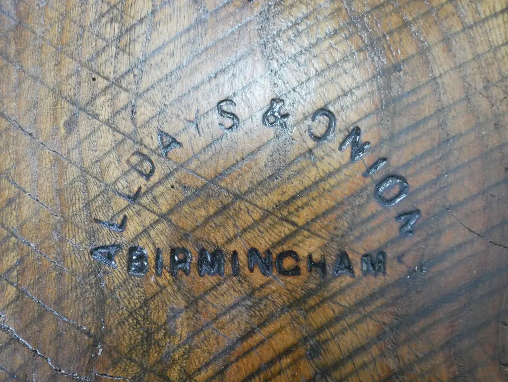 large Onions & Alldays timber, studded leather & iron forge bellows, with loose brass maker's plaque L1320 W840 Image 1++
