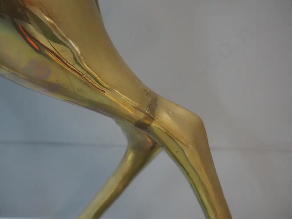 large cast brass fawn figure H-740 L-450 Image 1++