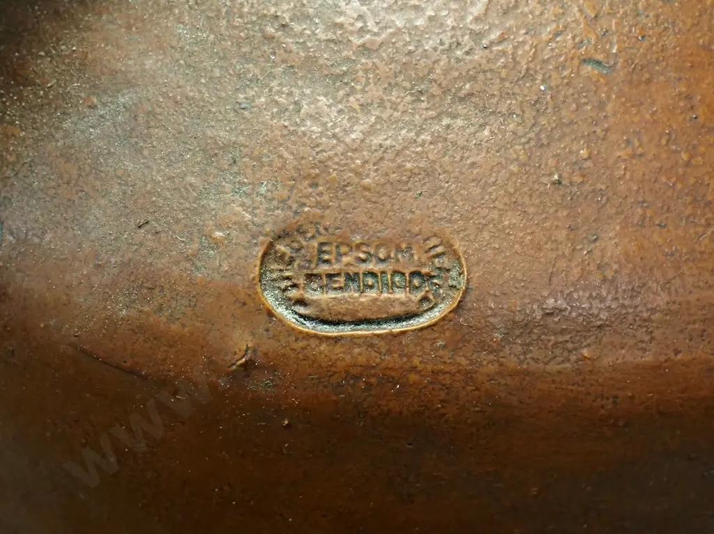 handled narrow mouth crock - Commonwealth Fertilisers & Chemiclas Ltd - Sulphuric Acid, maker's Bendigo Epsom H440 D260 Image 1++