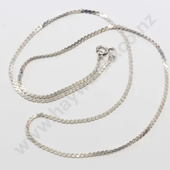 silver link chain stamped 925