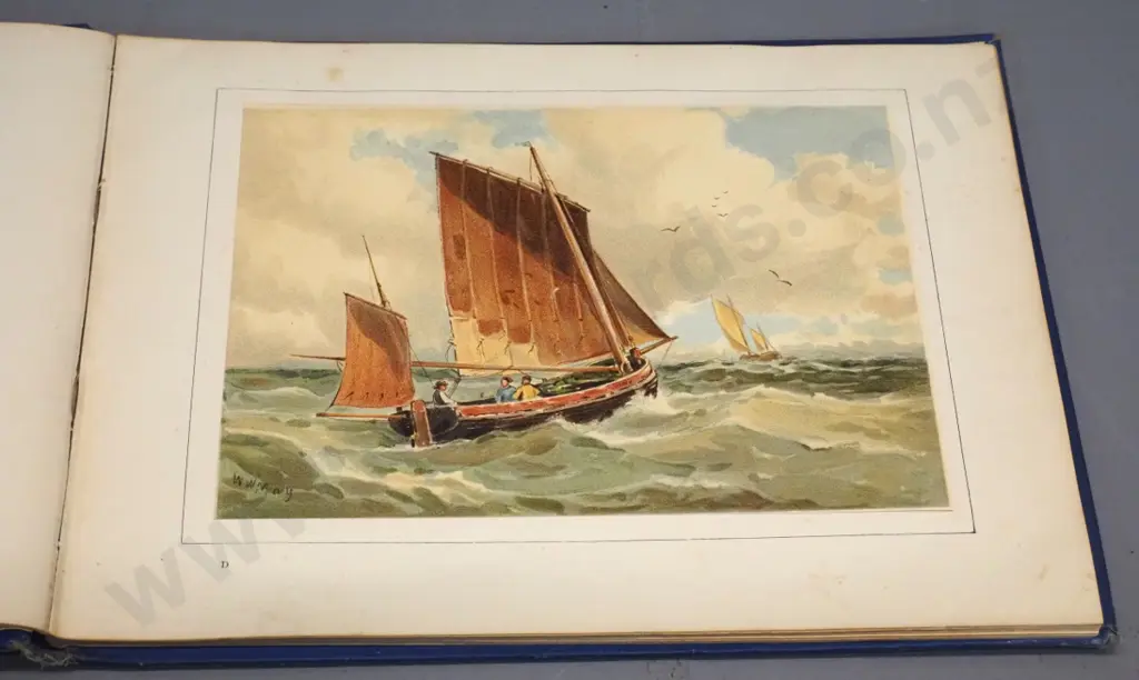 Marine Painting - Walter W. May, RI - Sixteen colour plates - Cassell & Co some foxing Image 1++
