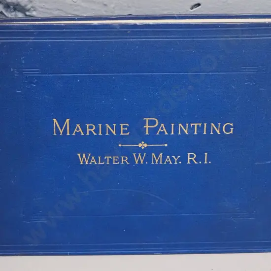 Marine Painting - Walter W. May, RI - Sixteen colour plates - Cassell & Co some foxing