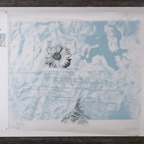 illegible signature 2005 framed print 2 of 2 "Wanaka 40"  H-570 W-1000 (artwork needs attention)