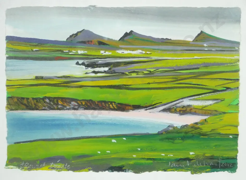 Janet de Wagt 2012 - framed acrylic - landscape H-130 W-180 Image 1++