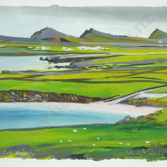 Janet de Wagt 2012 - framed acrylic - landscape H-130 W-180