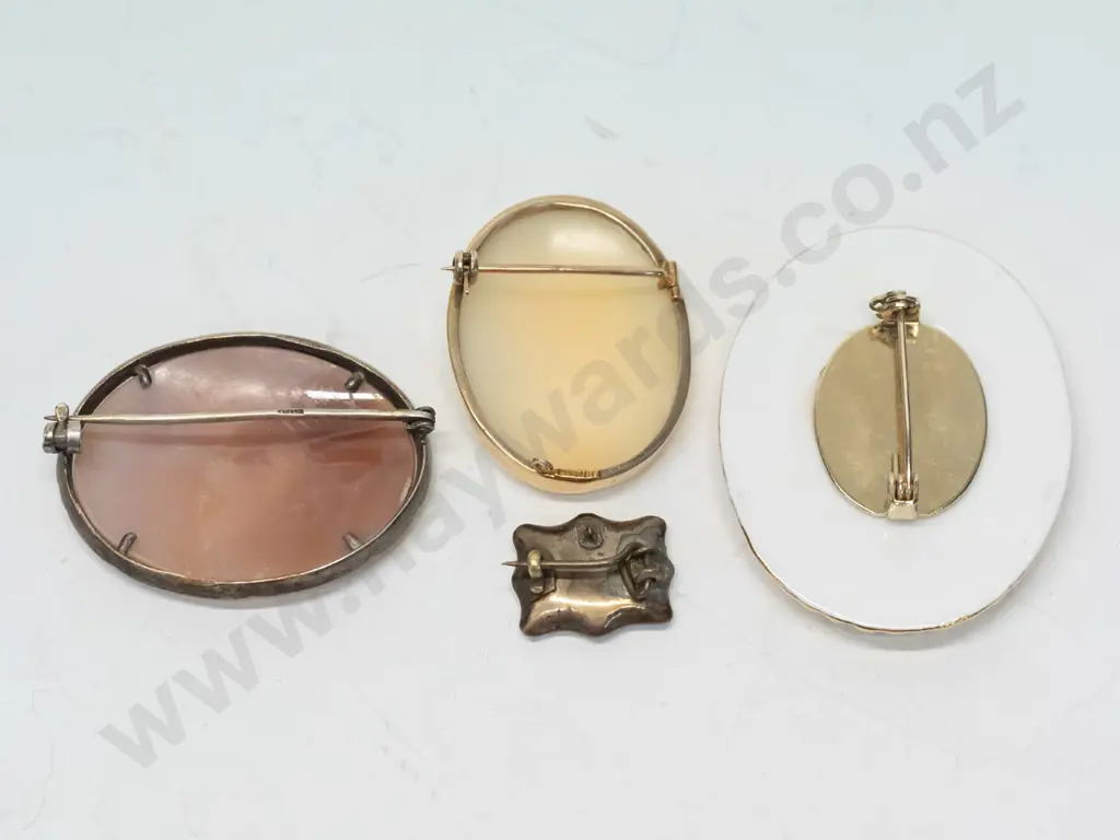 4 asstd costume brooches Image 1++