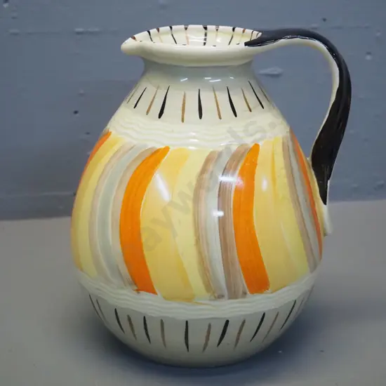 hand painted Myott jug H200