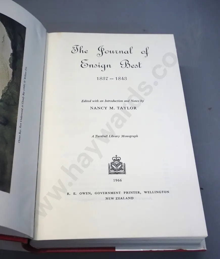 3 New Zealand books: Historic Poverty Bay, Long White Cloud, Journal of Ensign Best - some foxing & wear Image 1++