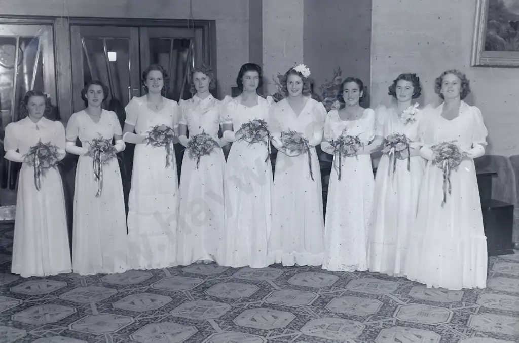 2 boxes glass plate negatives attrib. EA Phillips: HMS Dauntless groups, debutantes, assorted copy negatives, etc. Image 1++