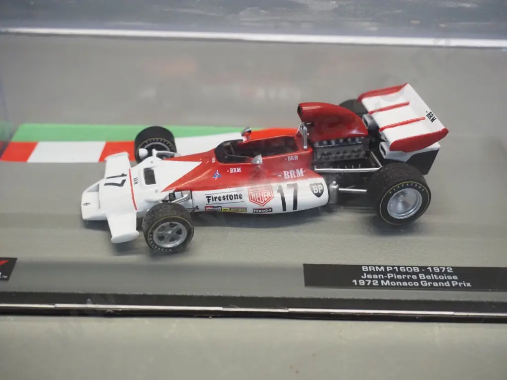 3 die-cast 1:43 scale Formula 1 racing cars - 1970 Pedro Rodriguez, 1971 Ronnie Paterson, 1972 Jean-Pierre Beltoise Image 1++