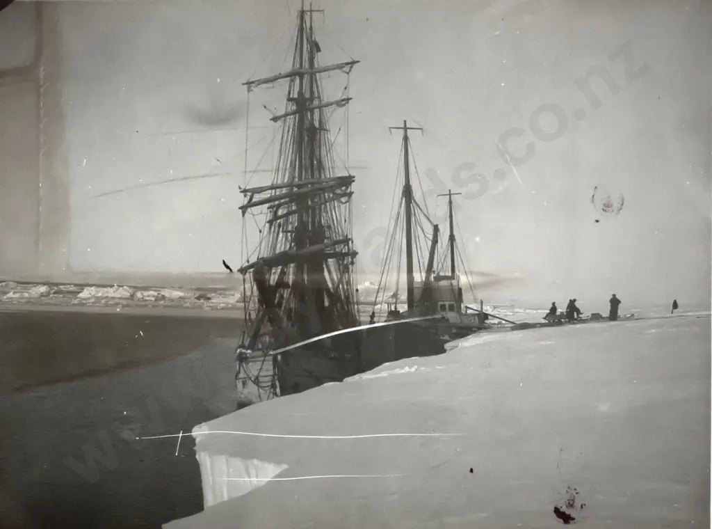 2 boxes glass plate negatives attrib EA Phillips: pipe bands, group portraits, arctic expedition copy photos, one box is Image 1++