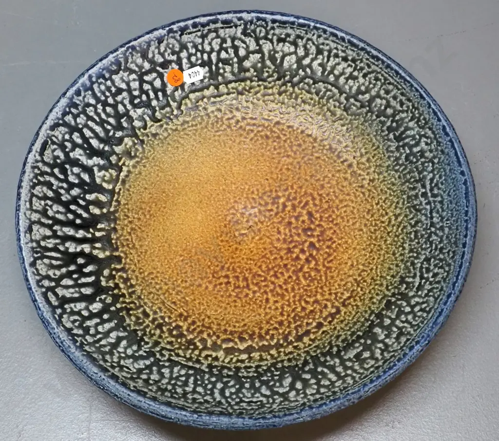 Danny Moorwood studio pottery large bowl - earth tones - D-345 Image 1++