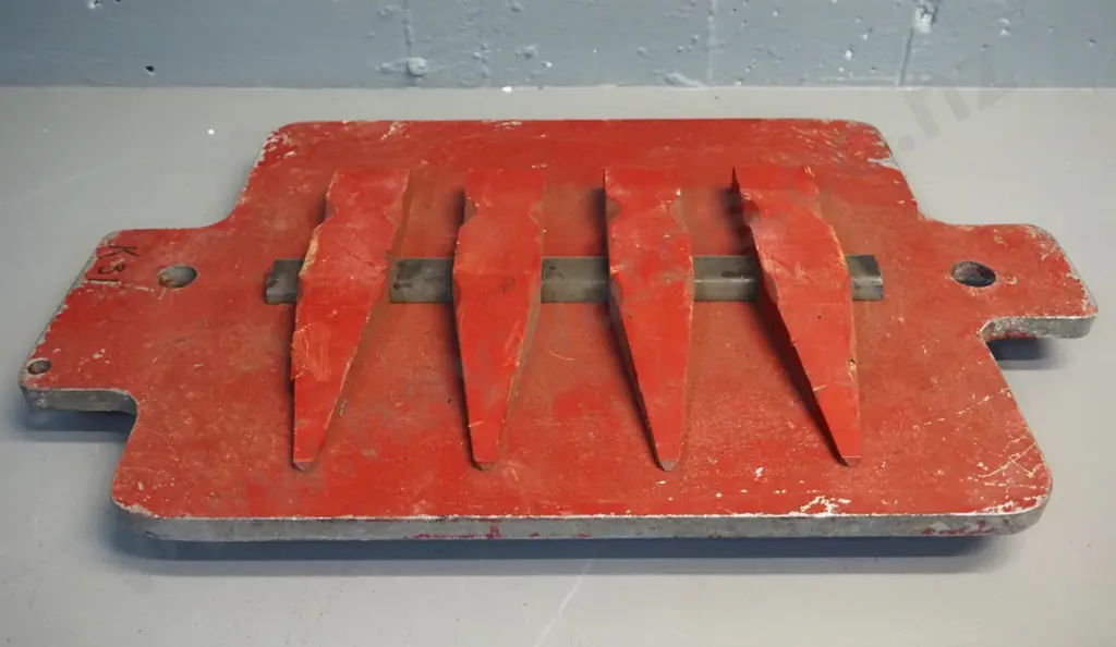 cast aluminium and wood foundry or engineering form / model - marked 'Coal Hammers' L-520 W-340 Image 1++