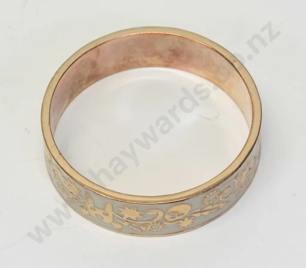 Karen Walker designed enamel on metal bangle Image 1++