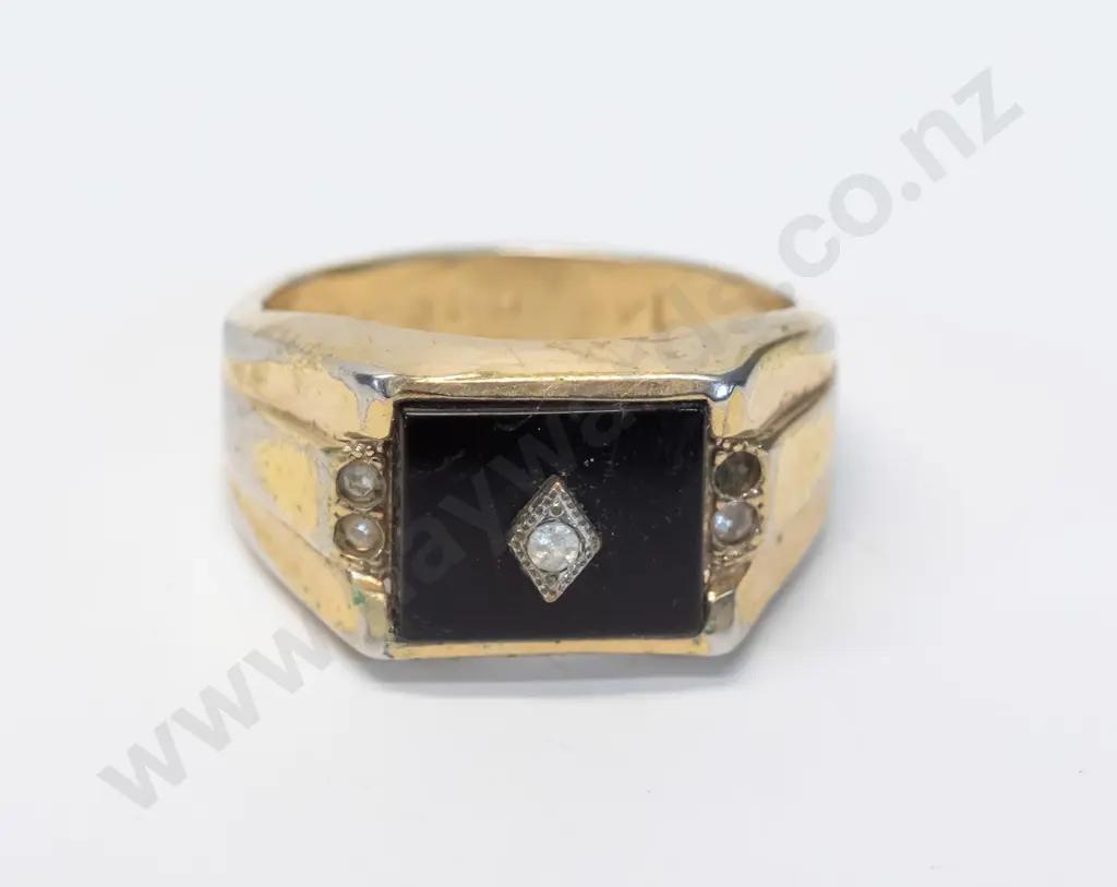 gents dress ring stamped 14kt Image 1++