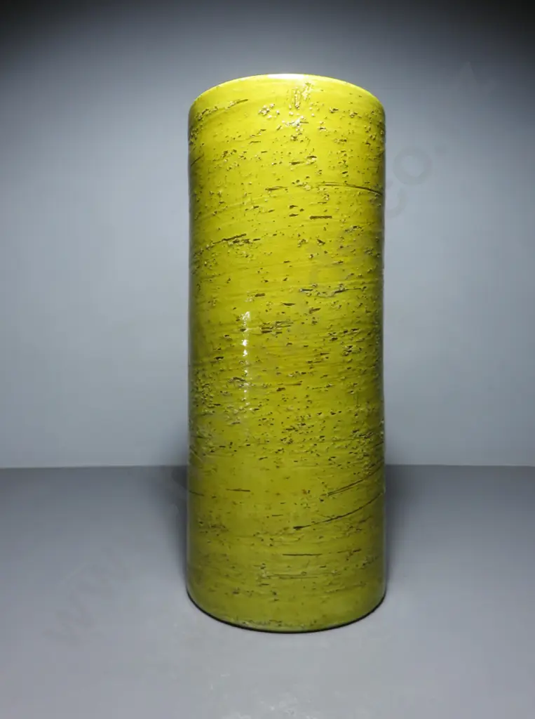 Strong early cylindrical Bitossi of Italy Vase  H-300 Image 1++
