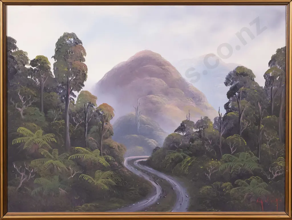 Ian Evans - framed oil landscape H-430 W-580 Image 1++