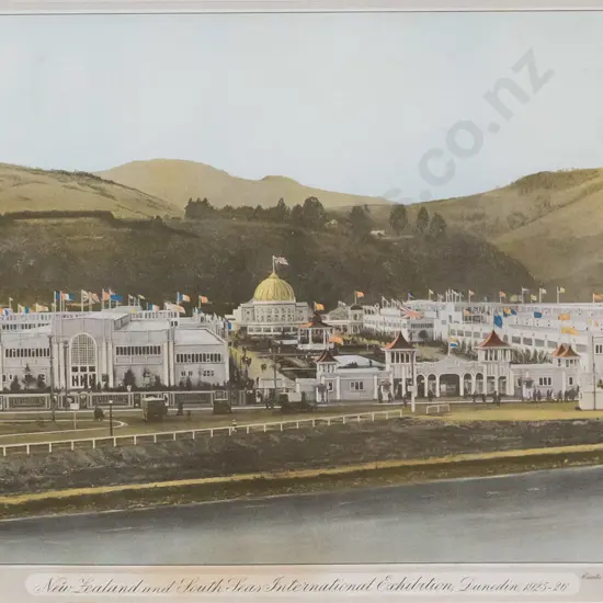 framed print  - NZ & South Seas International Exhibition 25-26 H-230 W-300