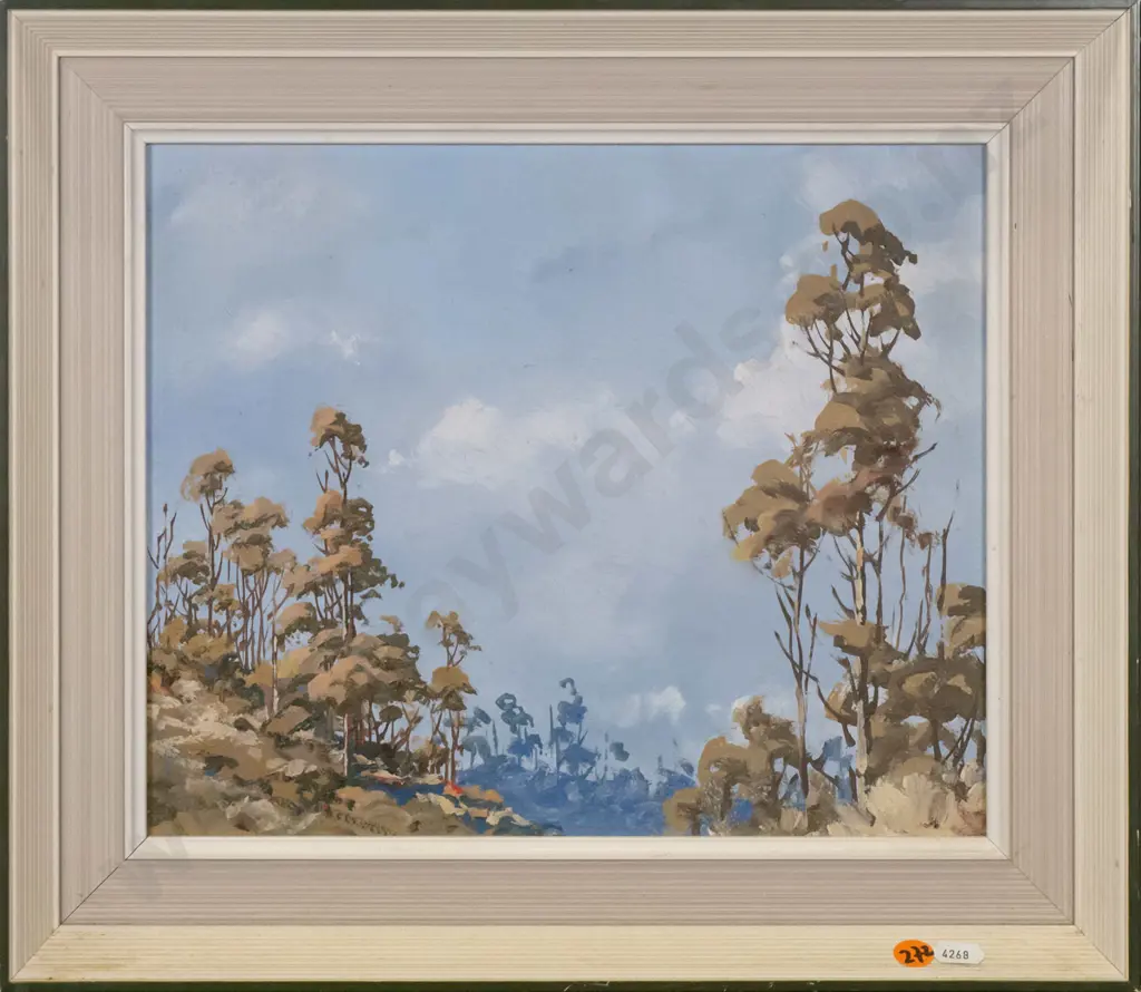 Alan D Cooke '71 - framed oil "Morning Cloud Lake Wakatipu Area" H-240 W-290 Image 1++