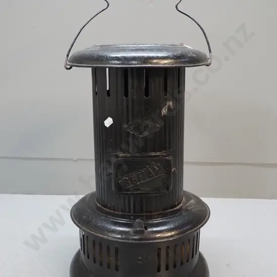 vintage Buflam kerosene stove / heater - Diameter 250 H430 with handle down