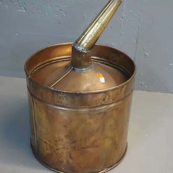 brass and copper funnel / filler with fine mesh filter H-400 Diameter 255
