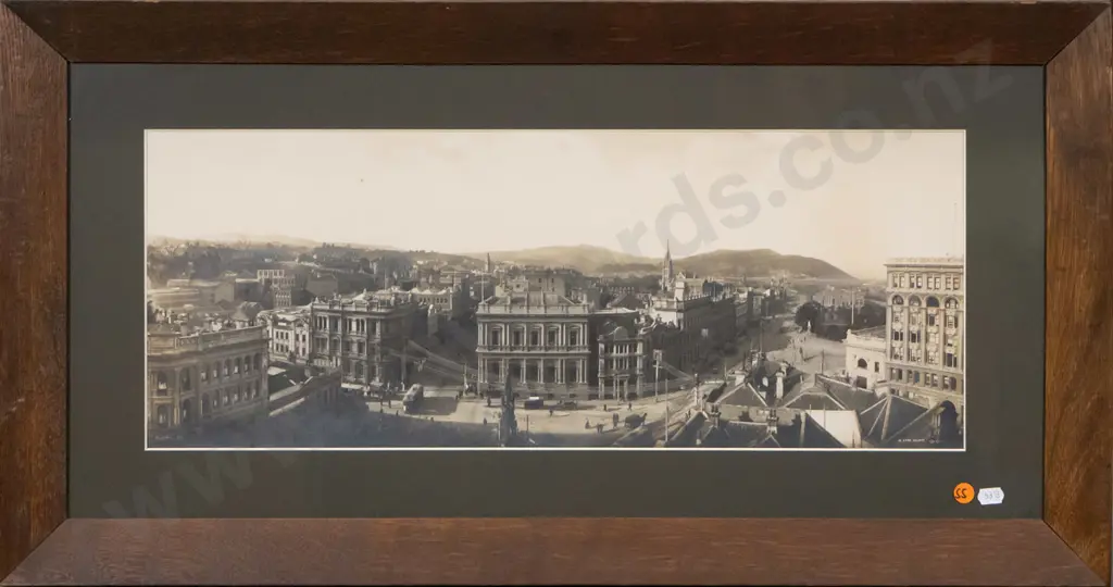 framed black and white photograph - Dunedin H-220 W-550 (very slight foxing) Image 1++