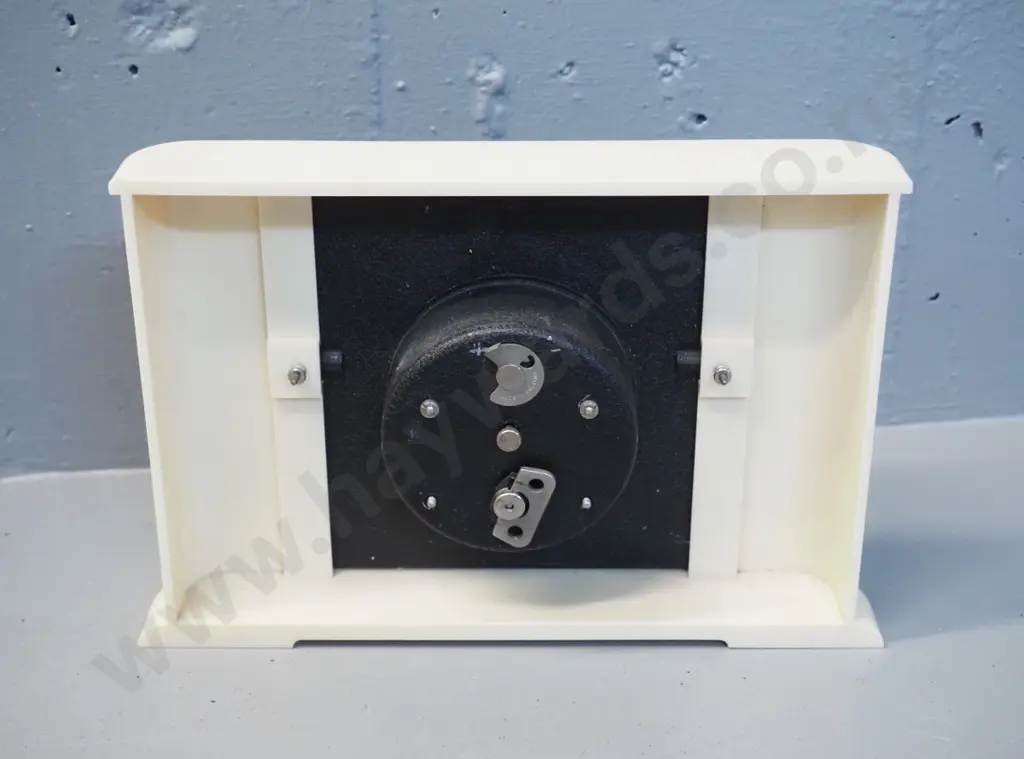 retro Smiths England wind-up plastic and brass cased mantel clock - going well H-160 W-240 Image 1++