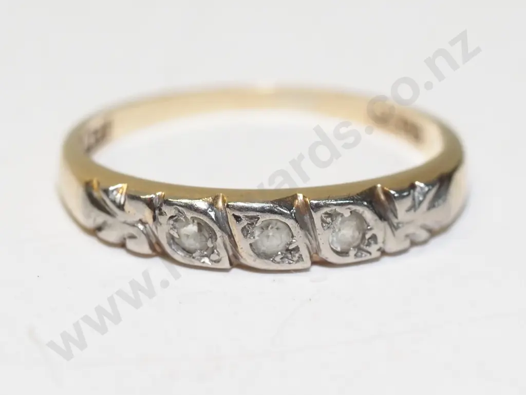 9ct eternity ring  small fitting stamped 9ct Image 1++