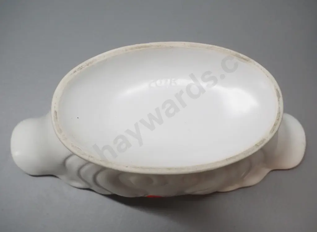 Crown Lynn vase marked '2078' and 'New Zealand' H-130 L-250 and a Titian Ware small trough Image 1++