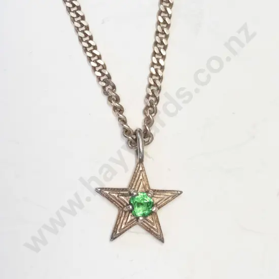 'Zoe Morgan' star necklace stamped ZM 925