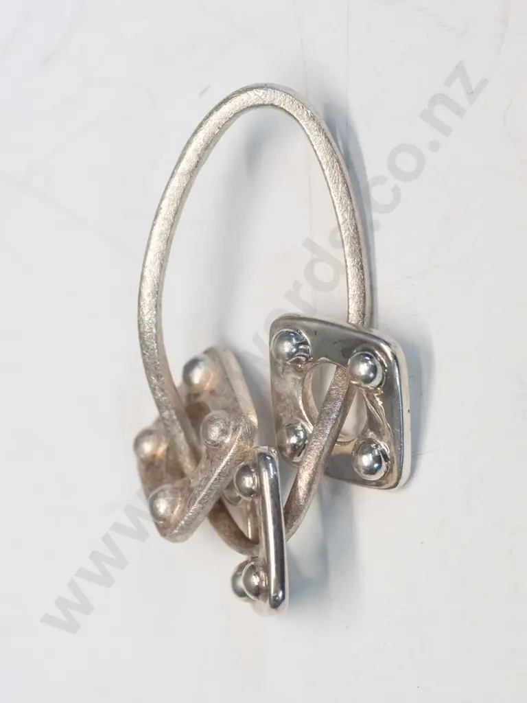 silver handcrafted necklace - no chain stamped 925 Image 1++