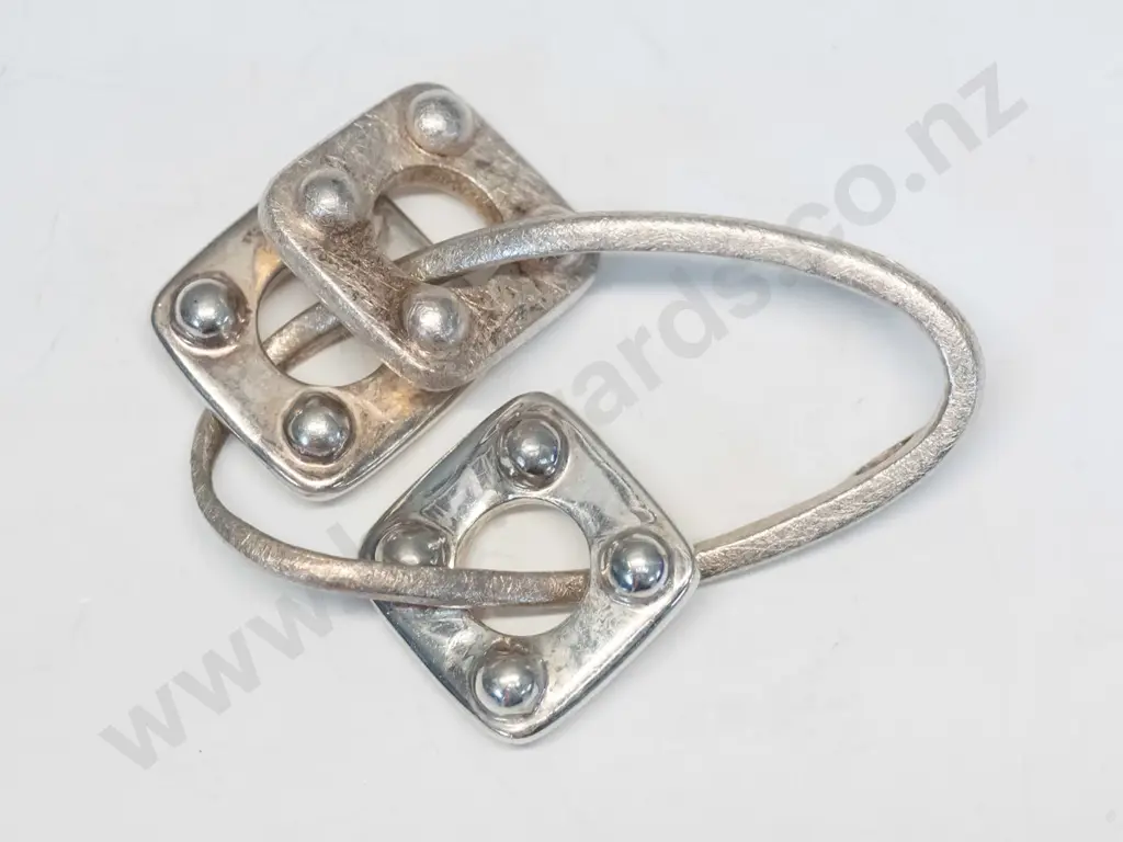 silver handcrafted necklace - no chain stamped 925 Image 1++