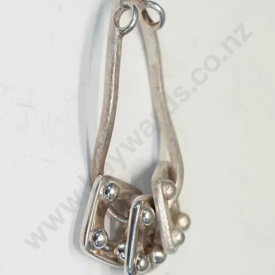 silver handcrafted necklace - no chain stamped 925