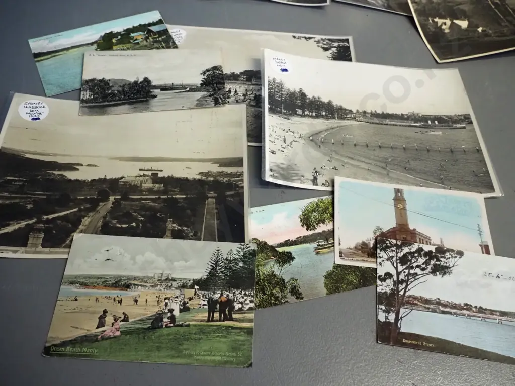 assorted New Zealand and Australia vintage photos and postcards - photos include Hokonui/Gore, Alexandra, kauri logging, Image 1++