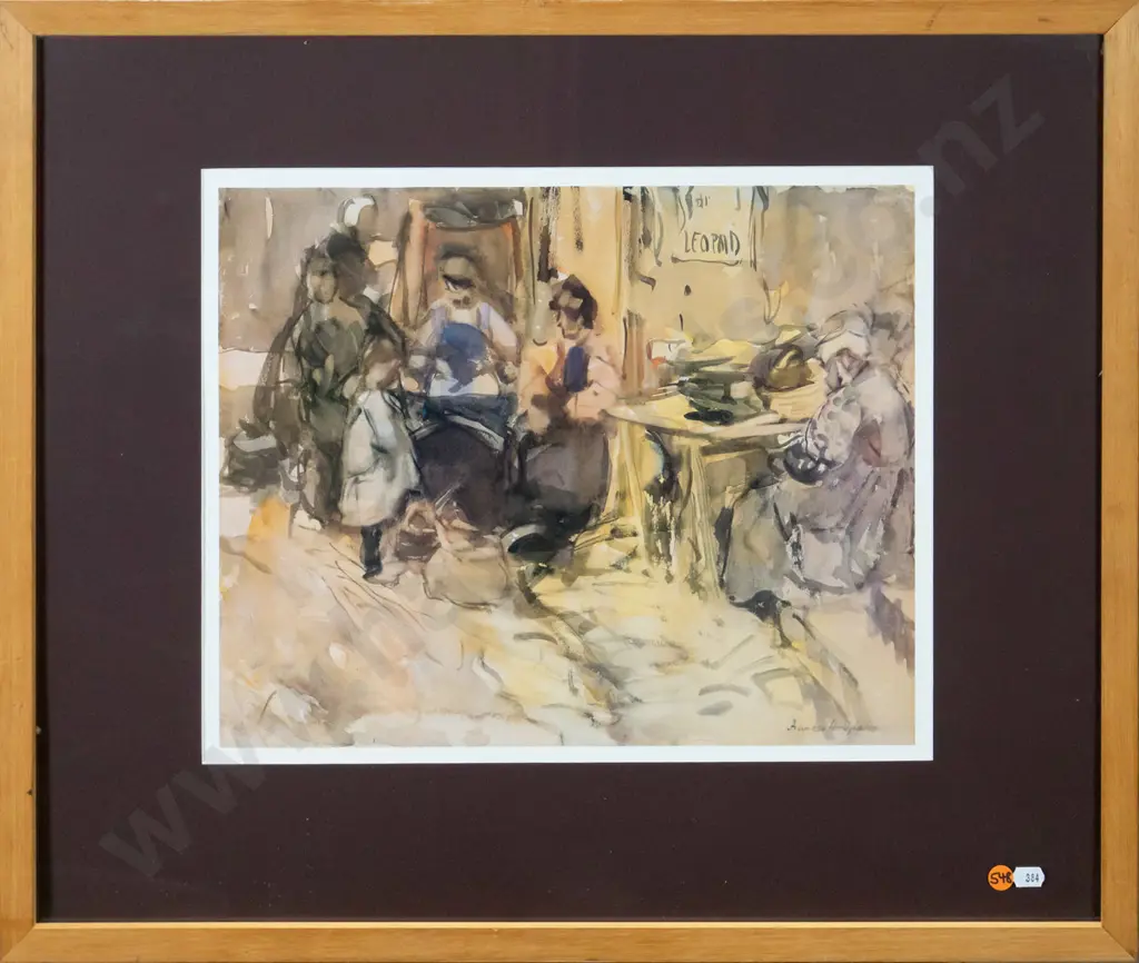 framed Frances Hodgkins print H-310 W-380 Image 1++