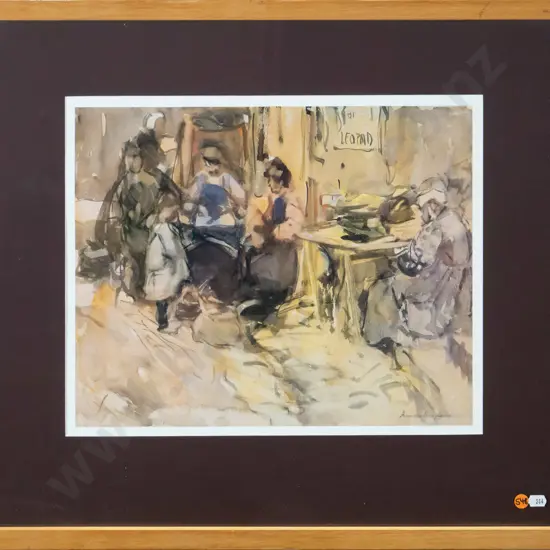 framed Frances Hodgkins print H-310 W-380