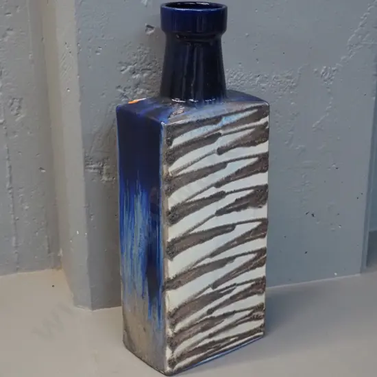 Scheurich German large slab pottery vase H-490 W-180 D-120