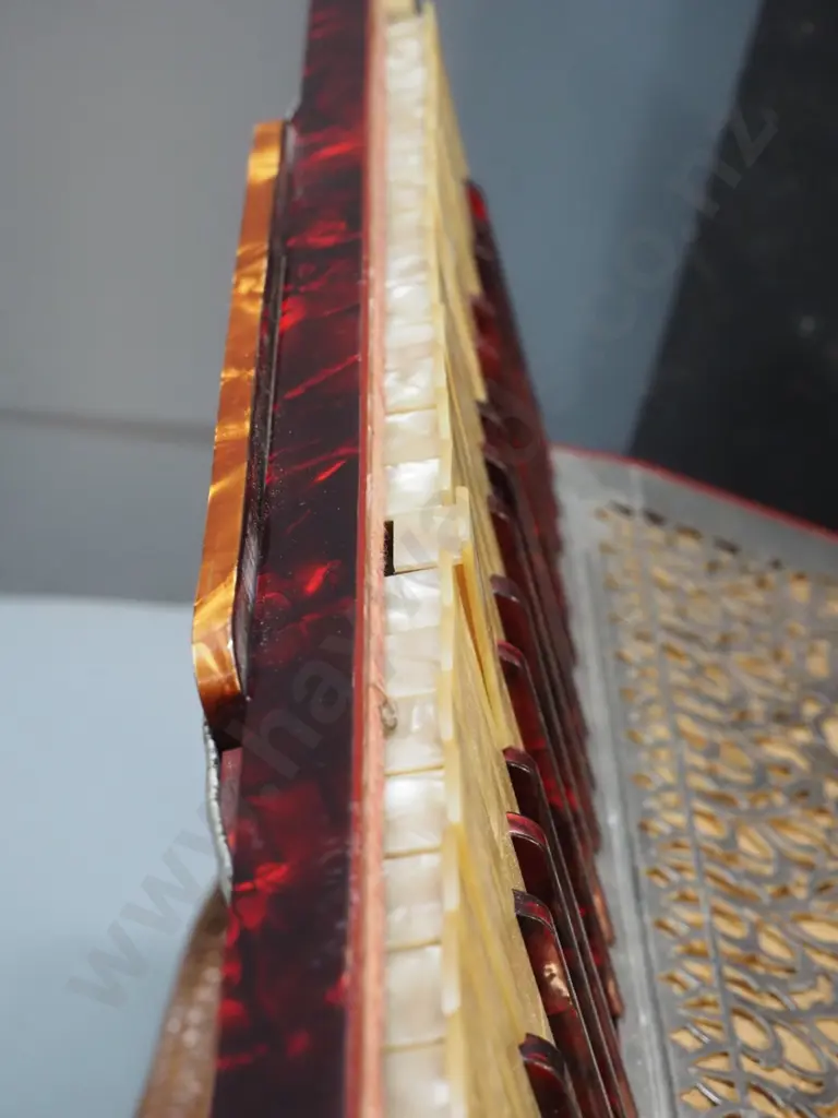 Pietro piano accordion - a few keys lifted. With case Image 1++