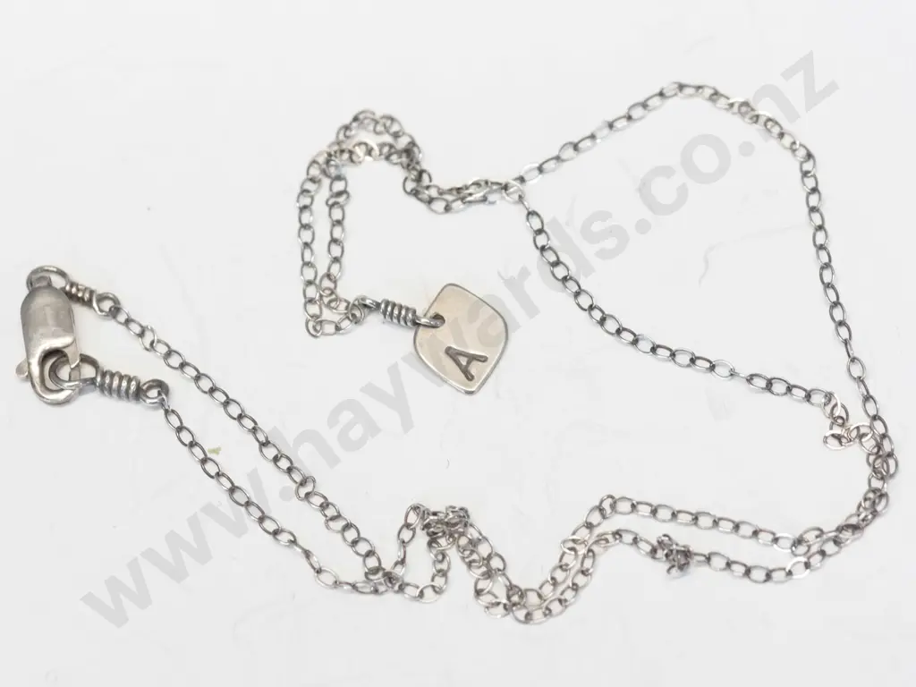 silver necklace stamped 925 Image 1++
