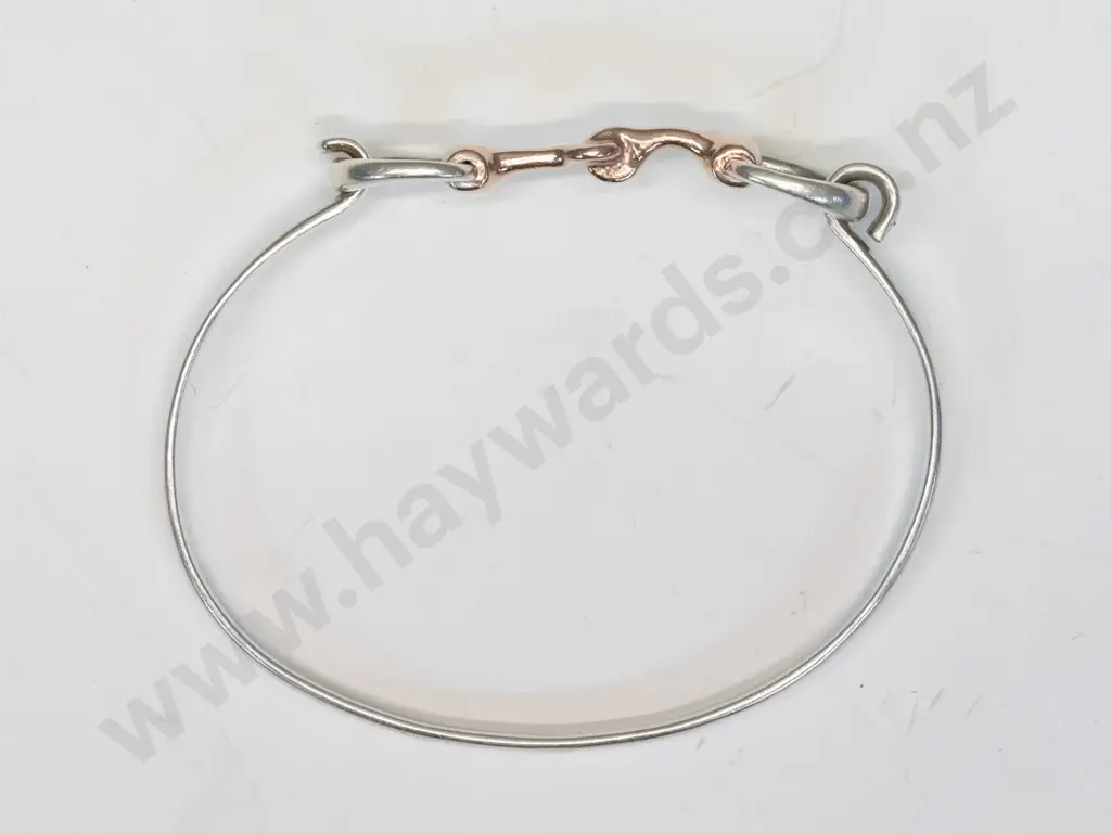 silver bangle stamped 925 Image 1++