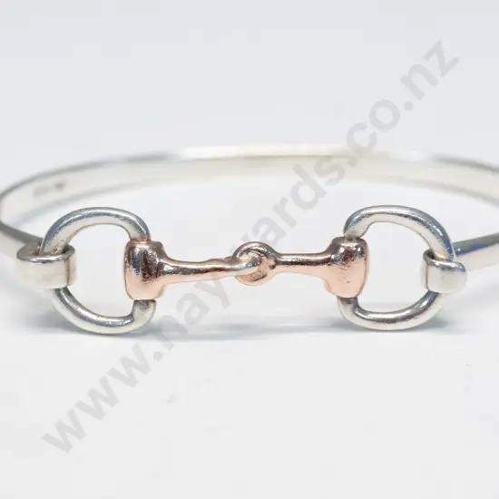 silver bangle stamped 925