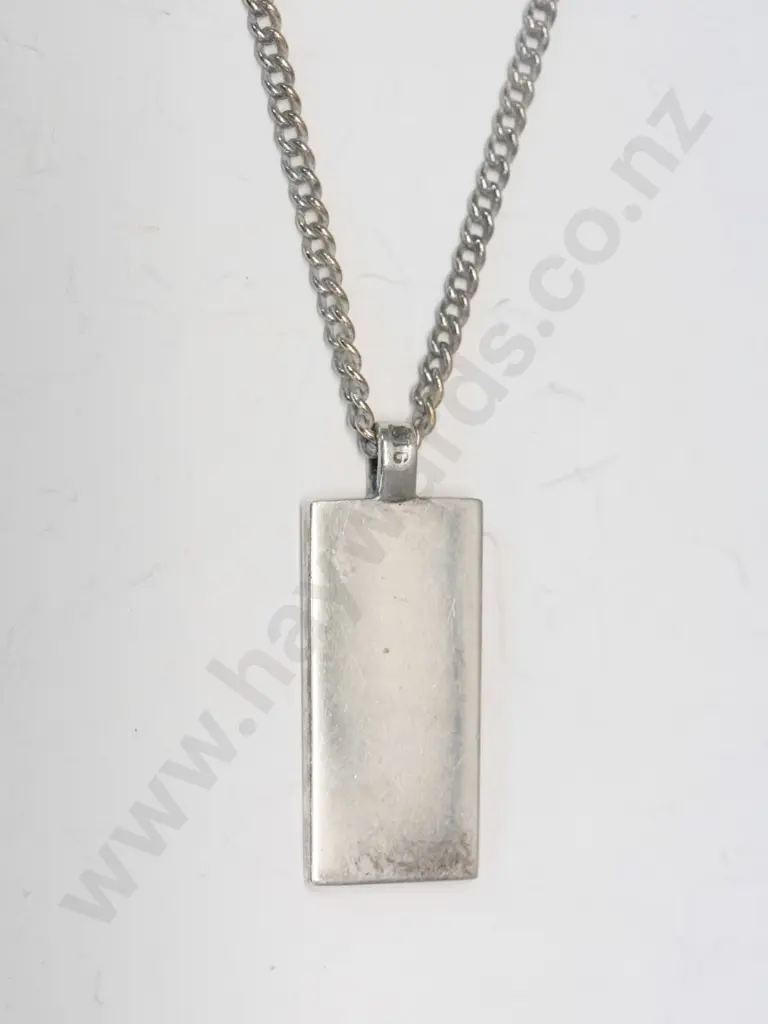 silver ingot stamped DJ, anchor, lion & D Image 1++