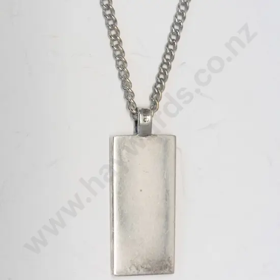 silver ingot stamped DJ, anchor, lion & D